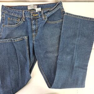 Levi Strauss Signature Low Rise Bootcut Jeans Blue Women Sz 8 Med Wash *see pics